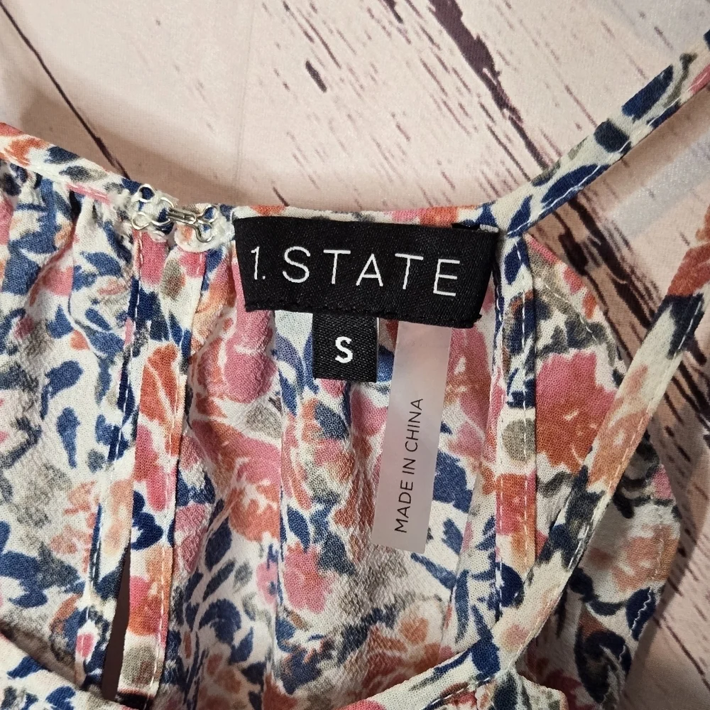 1. State Floral Tank Top - Picture 2 of 4